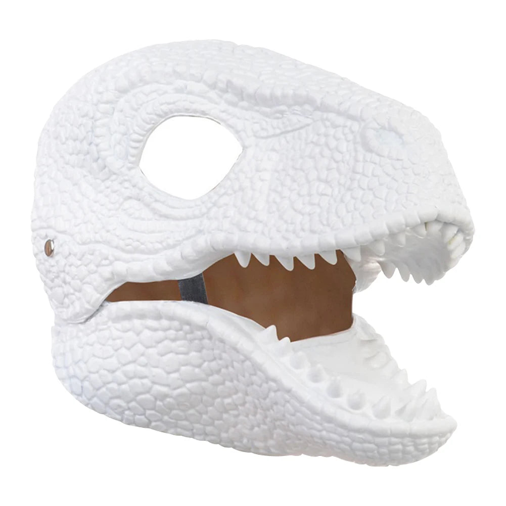 Moving Jaw Dinosaur Mask | Realistic Raptor Cosplay for All Ages