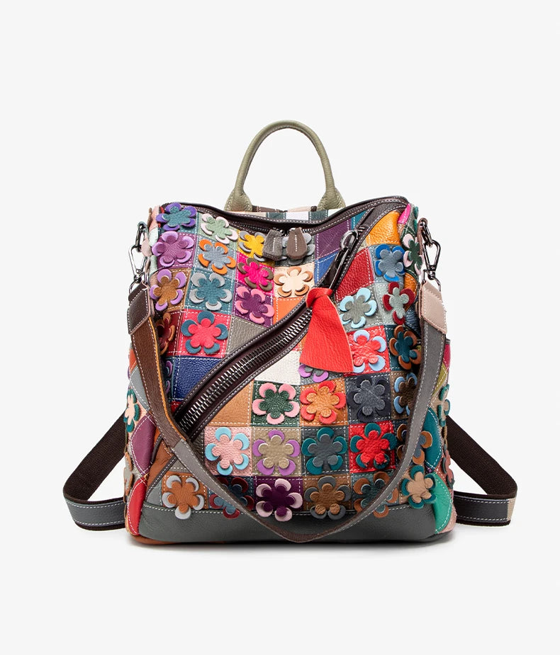 Stylish Leather Travel Backpack for Women | Versatile & Chic