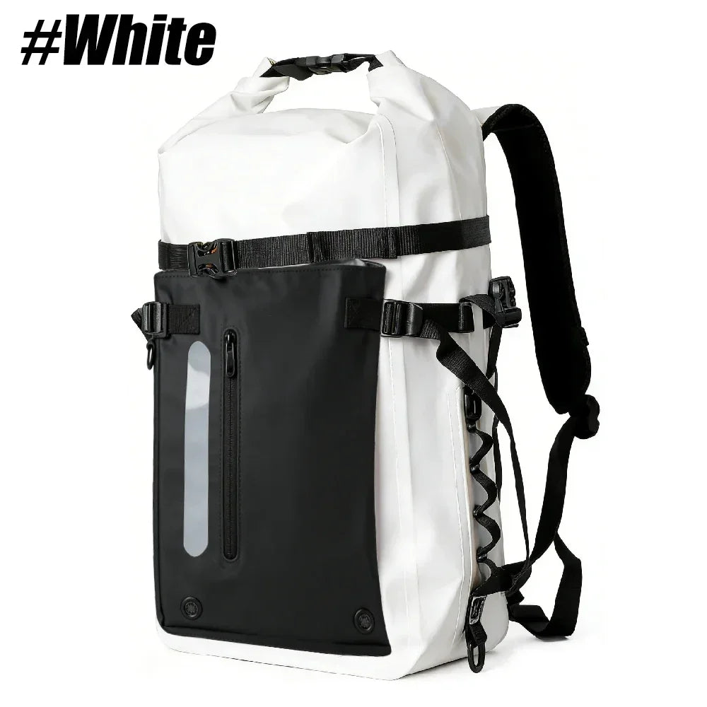 30L Waterproof Dry Backpack for Kayaking, Hiking & Camping
