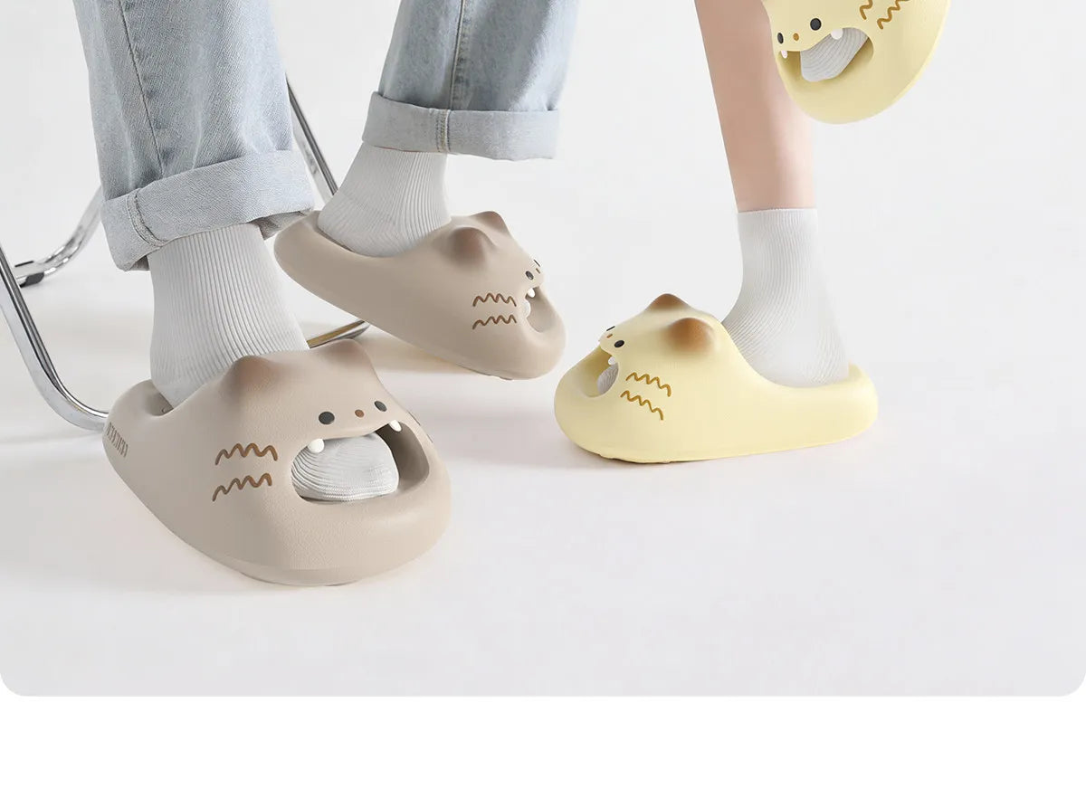 Cute Cat Paw Summer Slippers for Men and Women | Funny Cartoon Slides