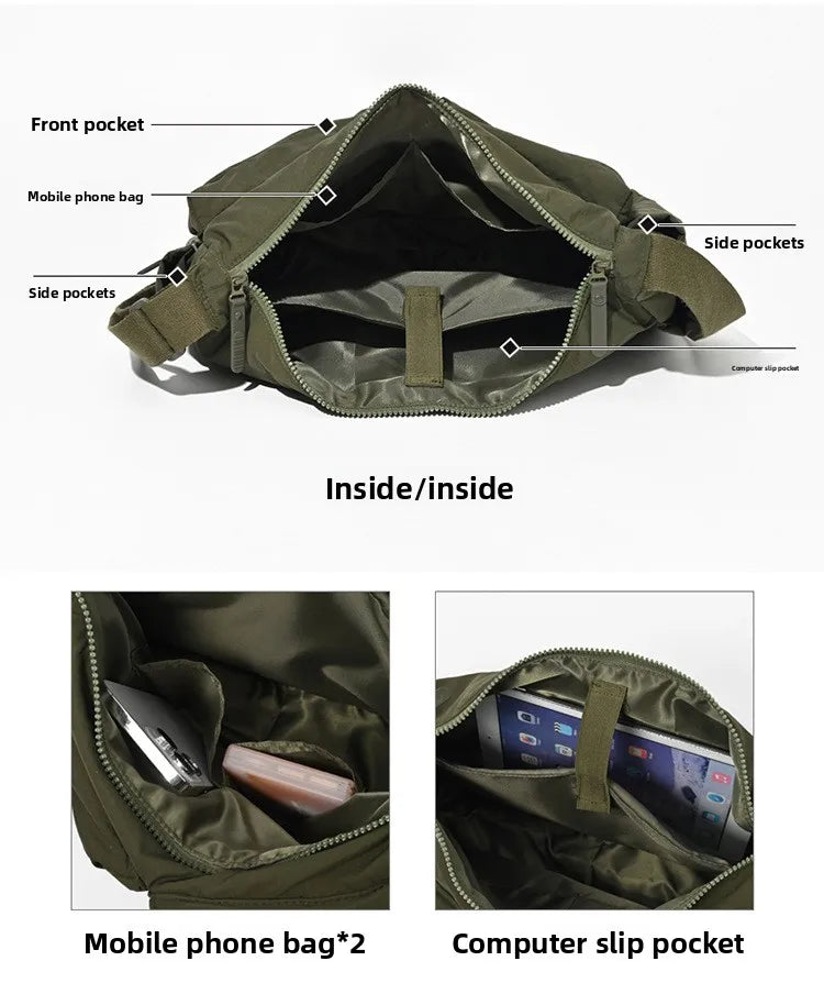 Thickened Casual Messenger Bag | Large Capacity Sports Bag