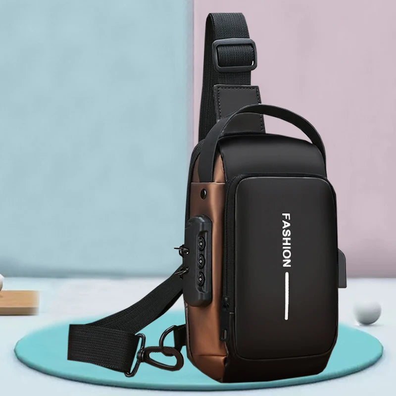 Casual Waterproof Anti-Theft Sling Bag | Durable Chest Backpack