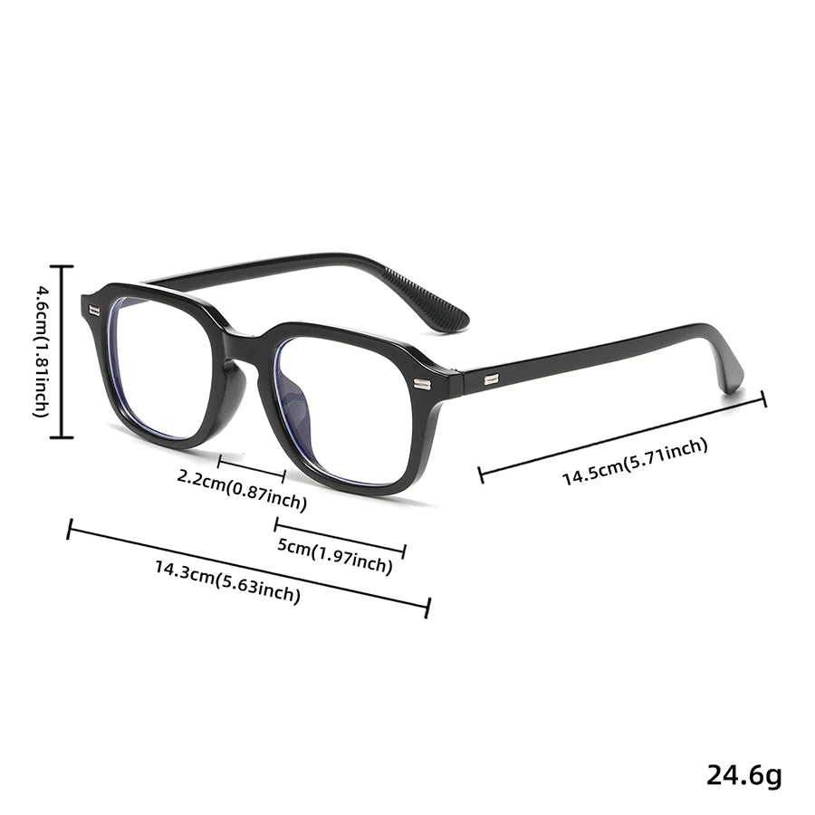 Stylish Women's Square Frame Glasses | Vibrant Rainbow Design