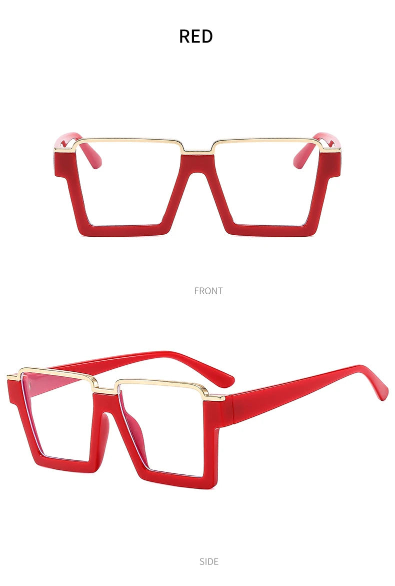 Chic Oversized Blue Light Blocking Glasses | Fashionable Protection