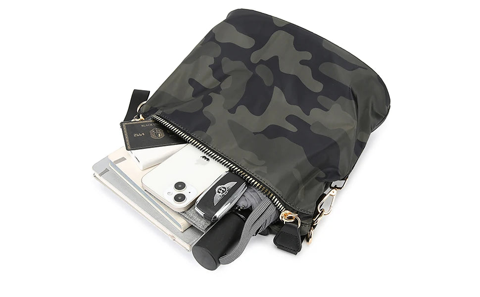 Lightweight Anti-theft Nylon Handbag | Casual Travel Shoulder Bag