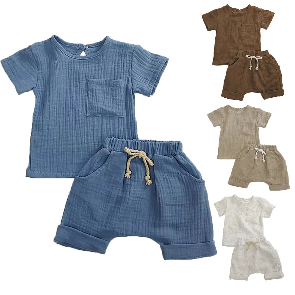 Cotton Infant Outfit Set | Soft Clothes for Newborns & Toddlers