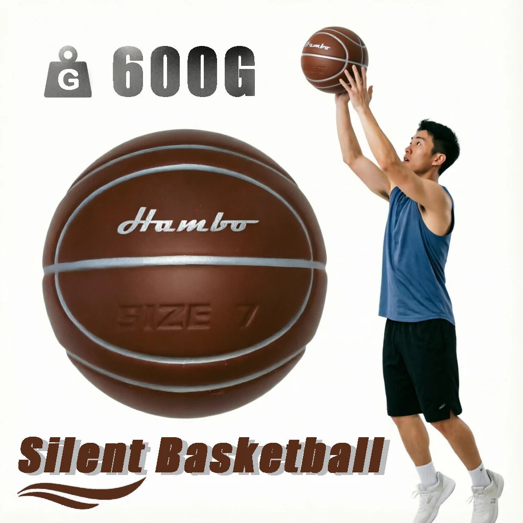 Silent Dribble Basketball - Airless Indoor Foam for Quiet Practice