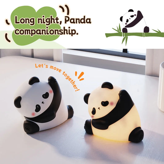 Lámpara de Mesa LED de Animales Kawaii | Luz Nocturna Divertida y Segura para Niños