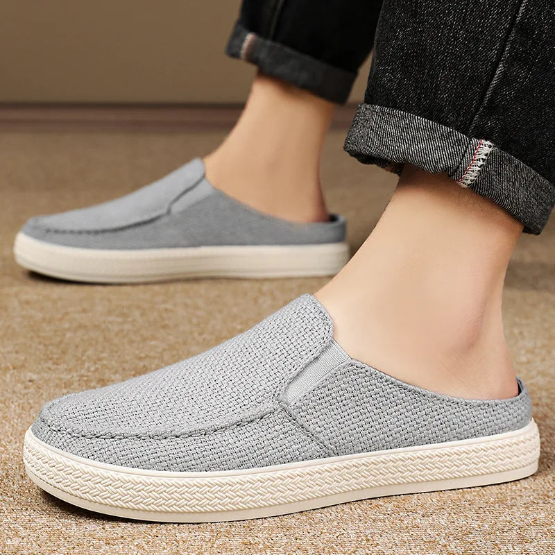 Men's Summer Breathable Half Slippers | Comfortable Casual Shoes