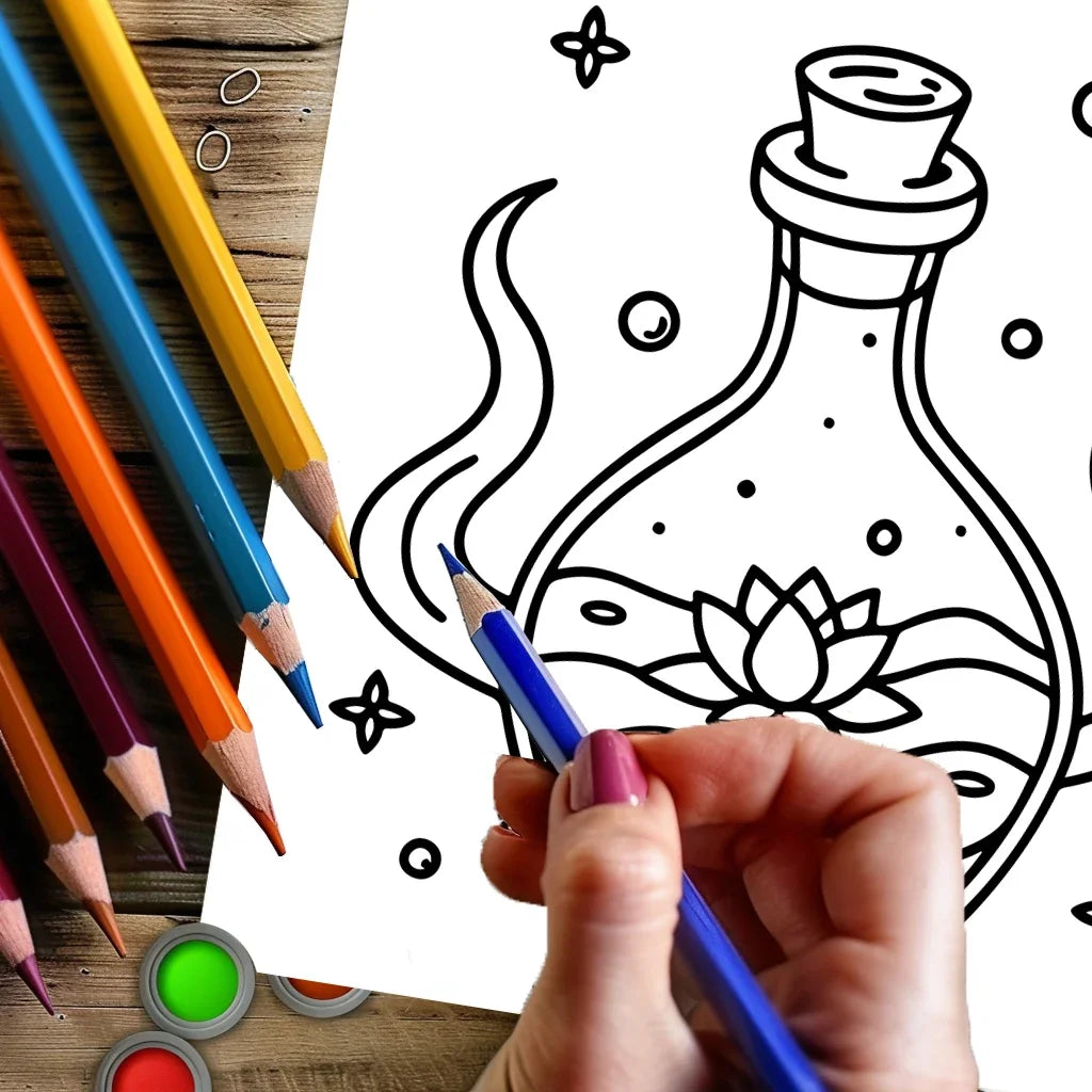 Enchanting Coloring Book for Adults | Fun & Stress Relief Gift