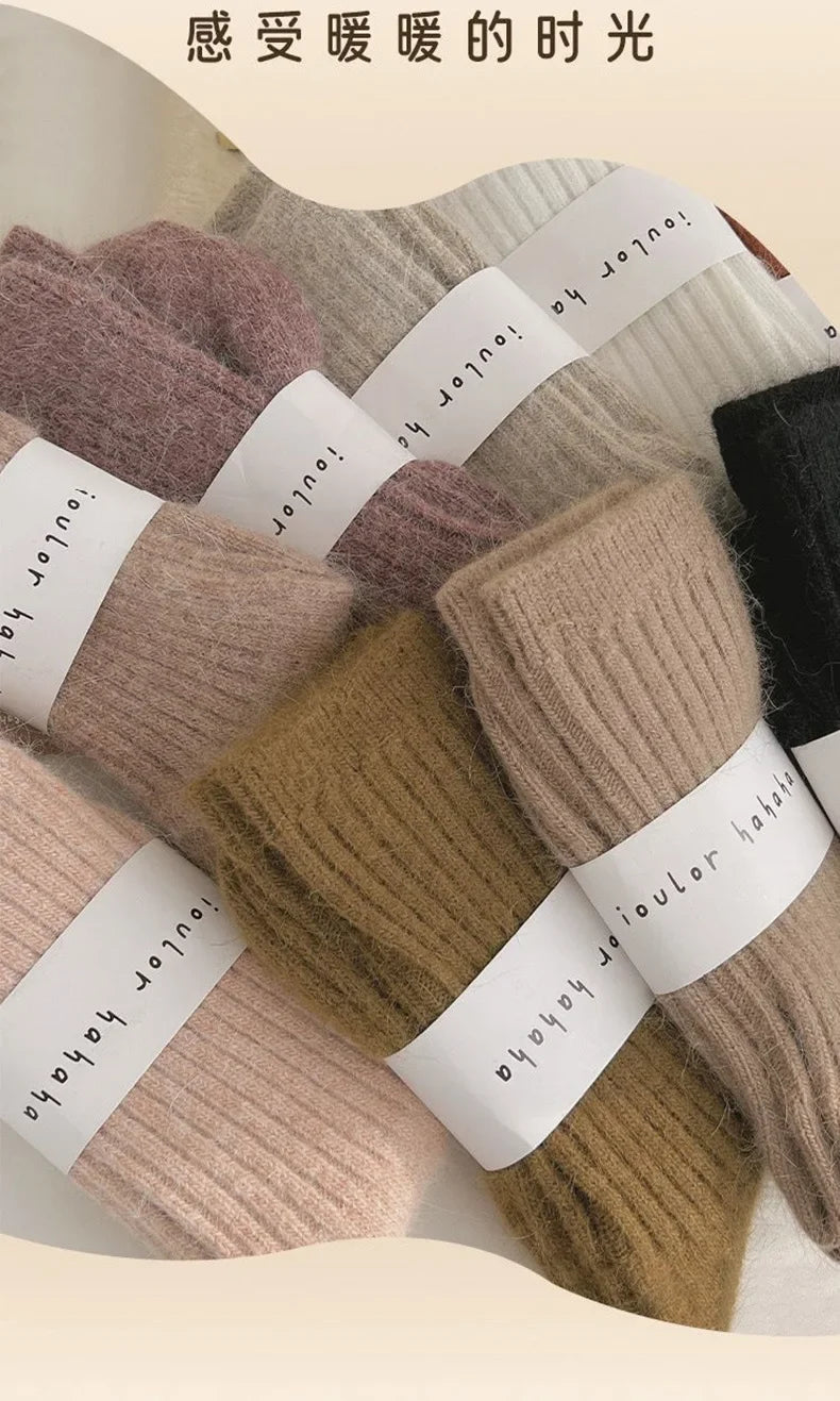 Women's Cashmere Wool Winter Socks | Cozy Thermal Warmth