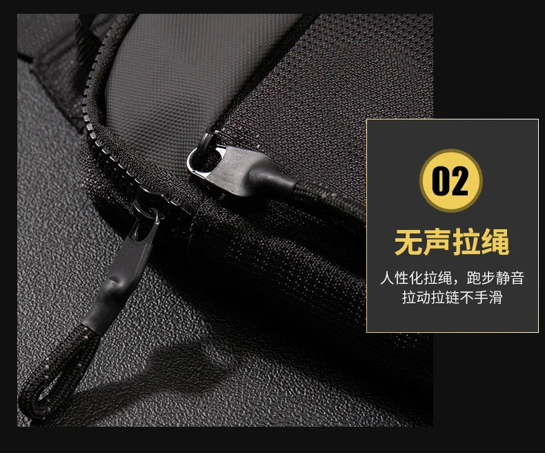 Ultra-Small Men's Sports Chest Bag | Multi-Function Waist Messenger