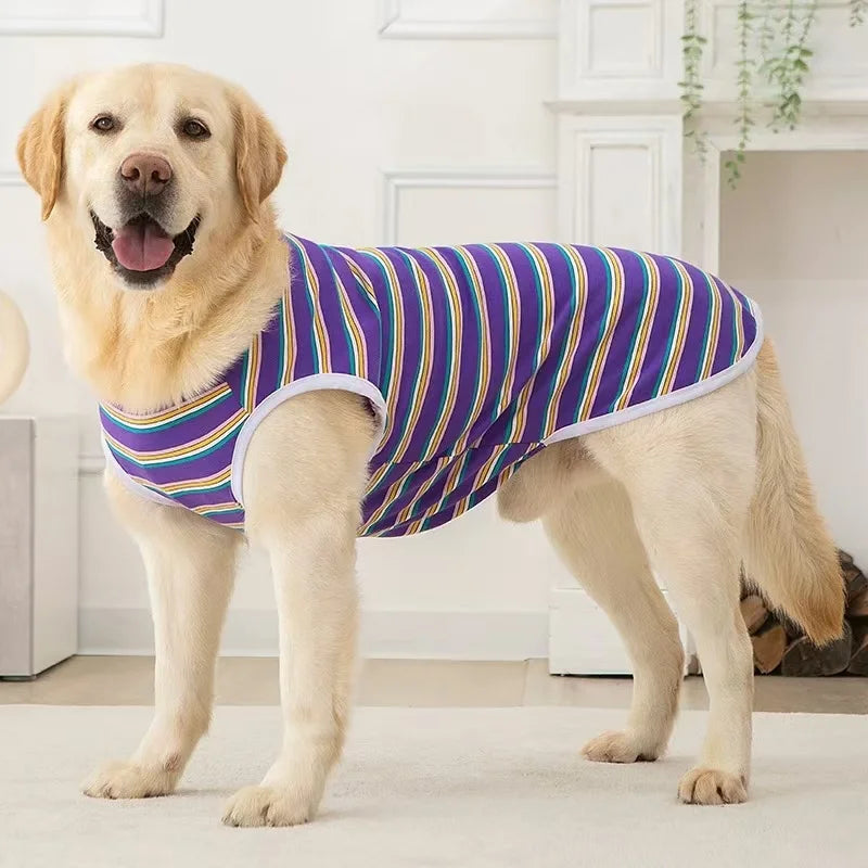 Summer Sleeveless Vest for Medium and Large Dogs | Comfortable Pet Pajamas