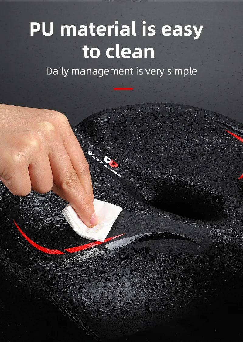Oversize Comfortable Bicycle Saddle | Breathable Bike Seat Cushion