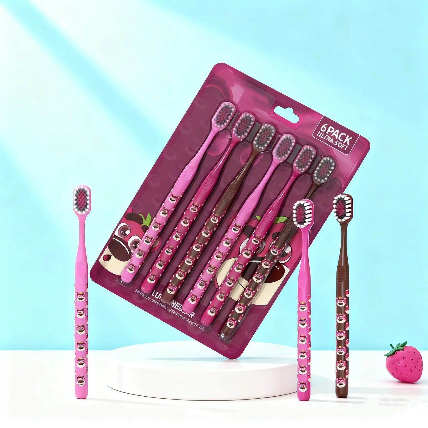 Colorful Soft Bristle Toothbrush Set for Adults | Perfect Gift Idea