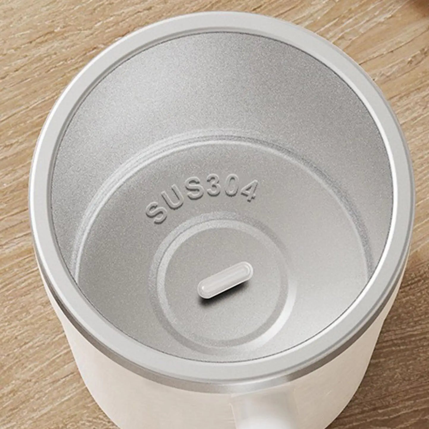 400ml Electric Self Stirring Coffee Mug with LCD Thermometer