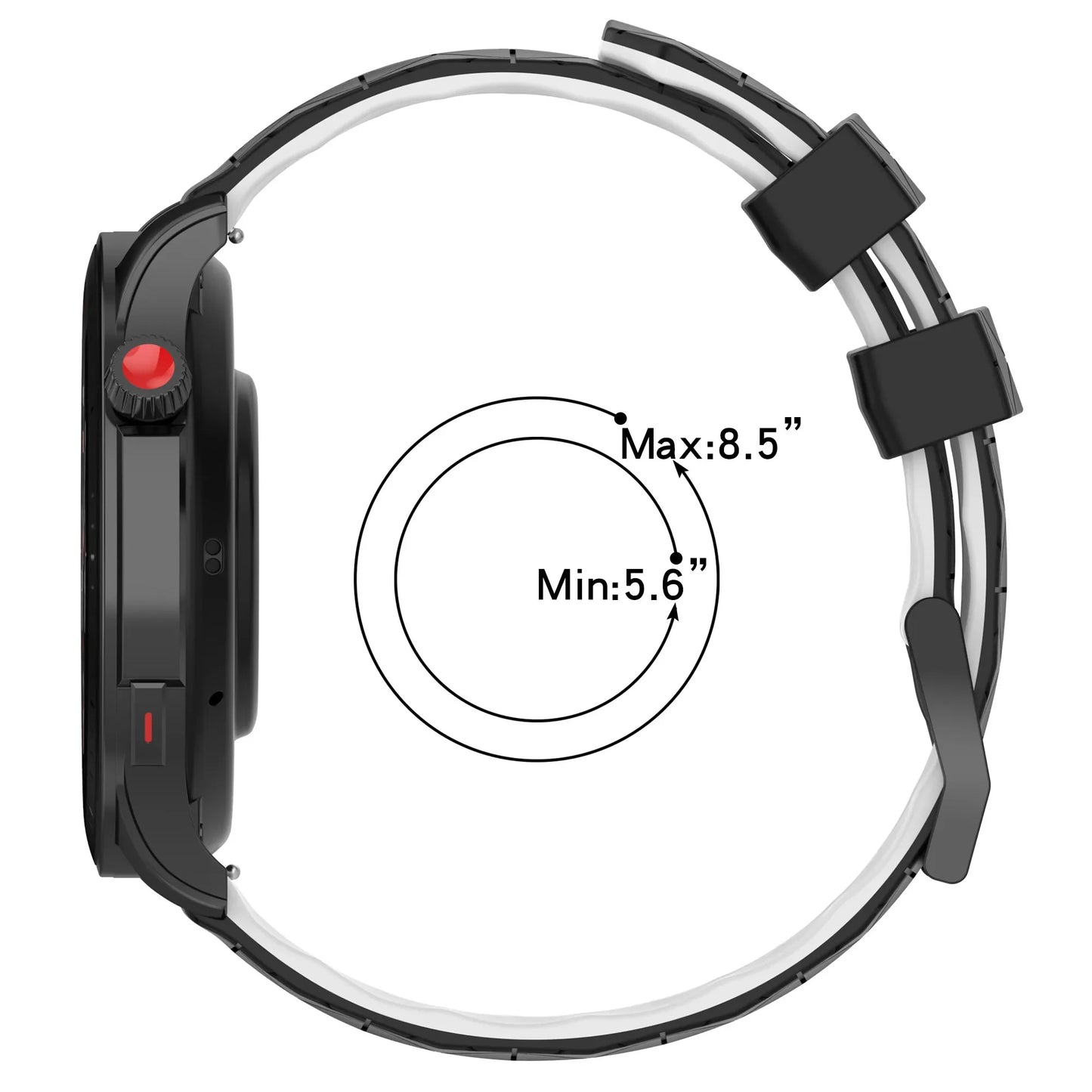 20mm 22mm Silicone Watch Strap for Galaxy & Huawei Watches