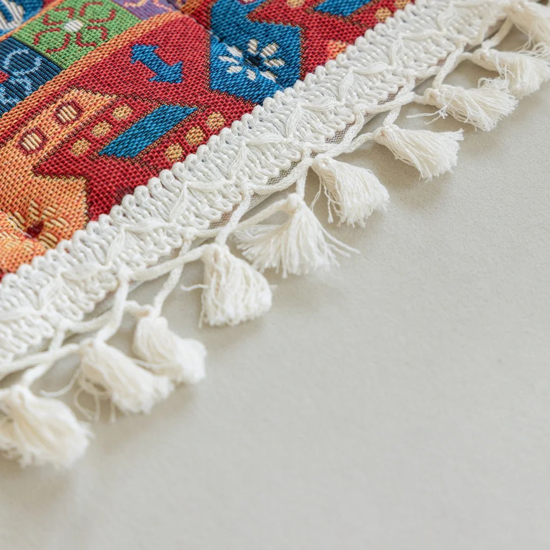 Boho Pattern Quilting Sofa Pad | Anti-Slip Multi-Use Cover