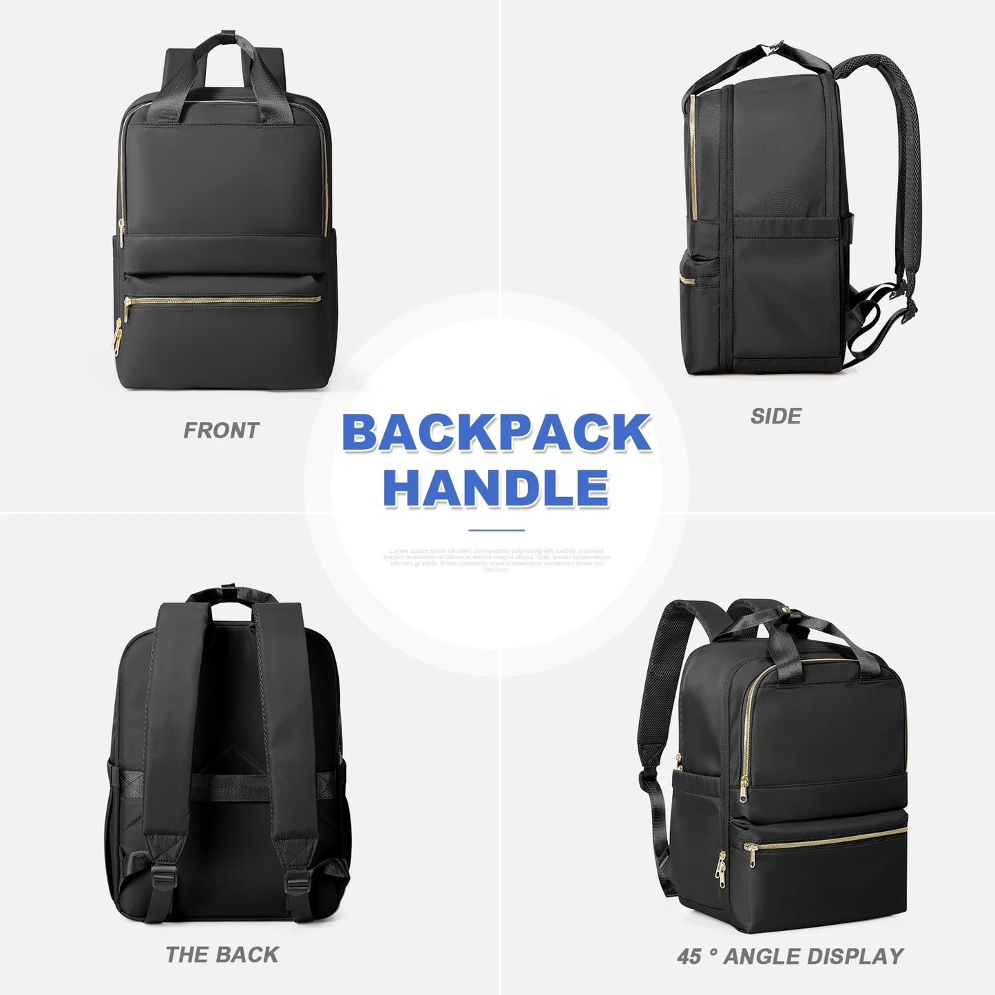 Versatile Double-Shoulder Travel Backpack | Stylish College Bag