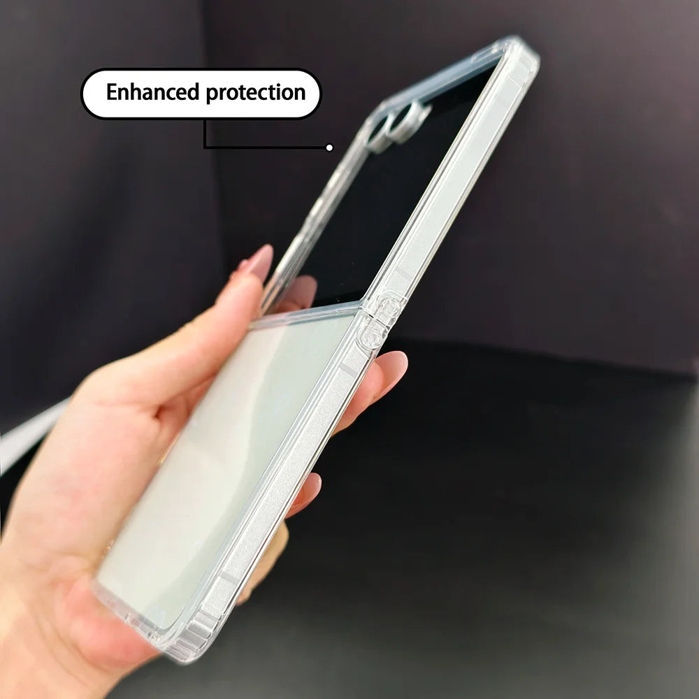 Holographic Love Pattern Phone Case | Stylish Protection for Z Flip 7