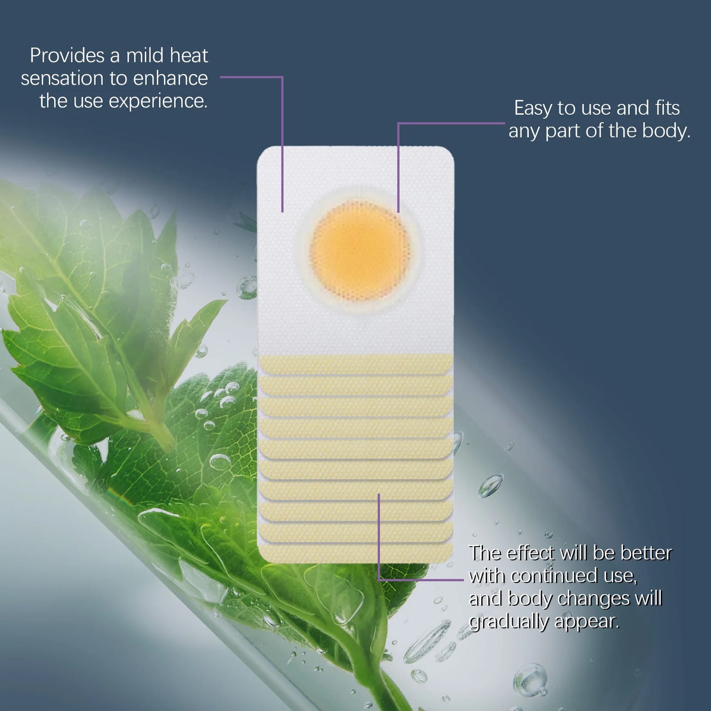 Body Care Patch - Enhance Contours with Breathable Navel Comfort