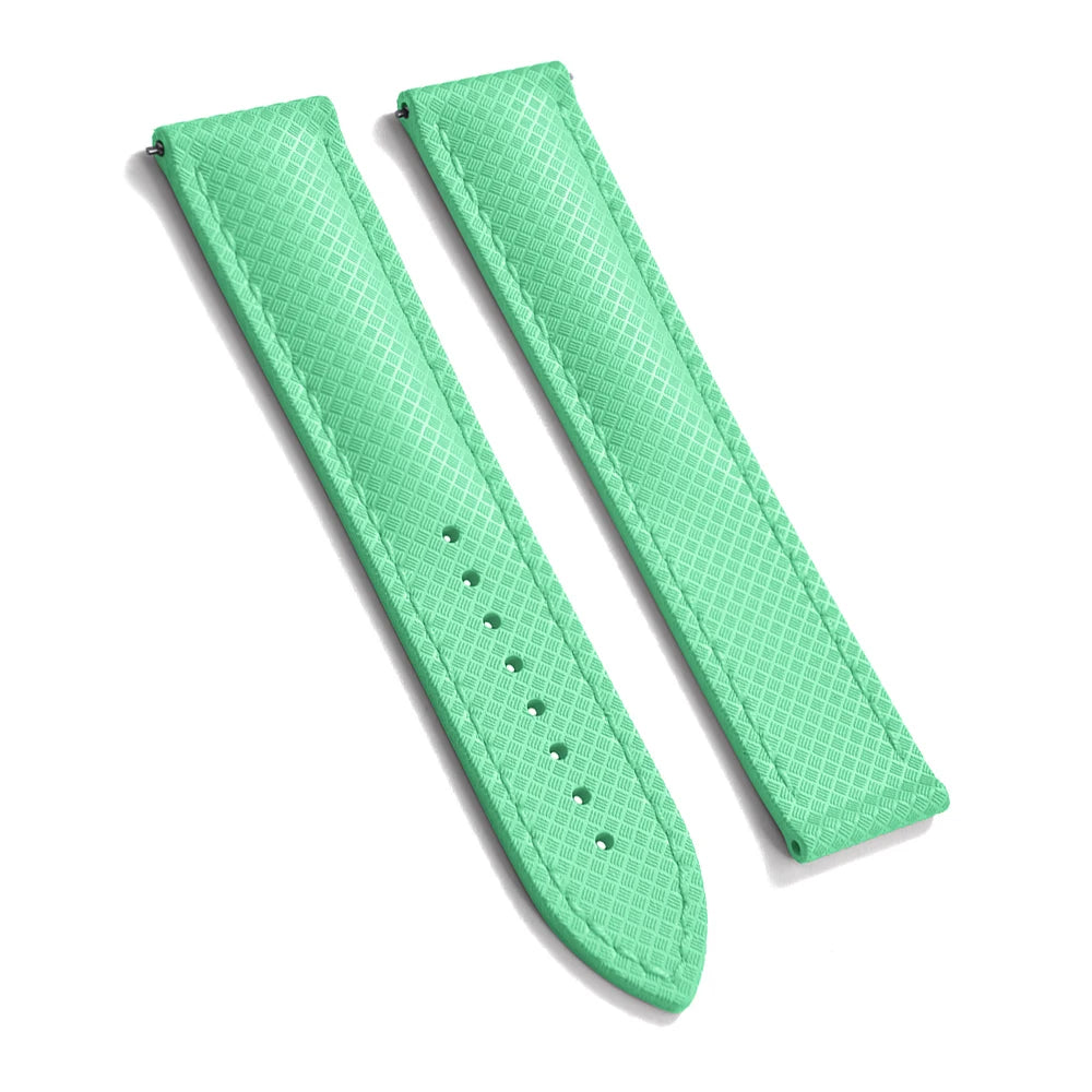 Universal Tropical FKM Rubber Watch Strap | Quick-Release Dive Bracelets