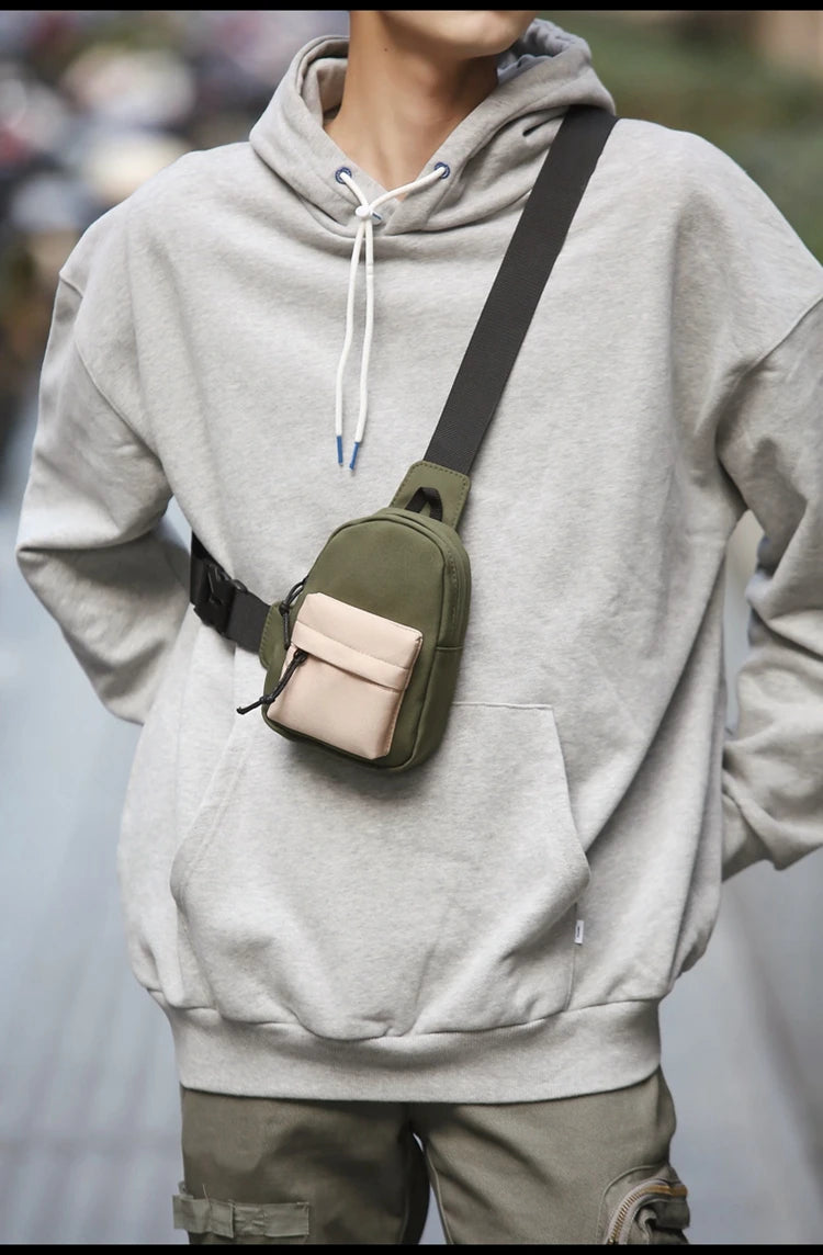 Trendy Mini Chest Bag for Men | Lightweight Casual Crossbody Sling