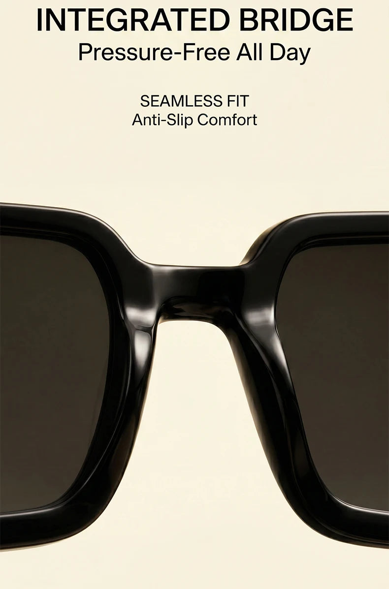Vintage Photochromic Square Sunglasses for Men | Retro Steampunk Style