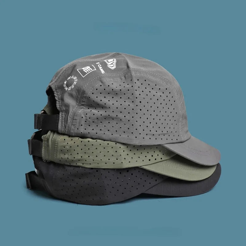 Summer Hiking Hat UV Protection Sunshade Camping Breathable Outdoor Camping Caps Fashion Lightweight Quick Drying Cycling Caps