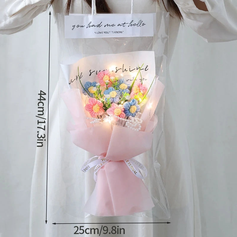 Ramo Eterno de Flores de Ganchillo | El Regalo Perfecto para Cualquier Ocasión