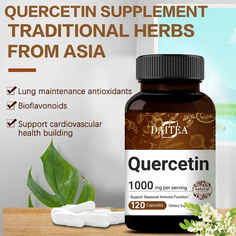 Quercetin Capsules 1000 Mg | Immunity & Circulation Support