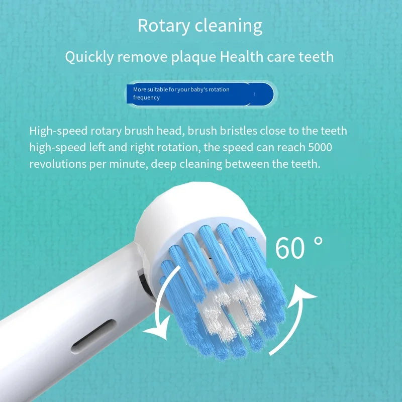 Children's Electric Toothbrush with Fun Cartoon Design