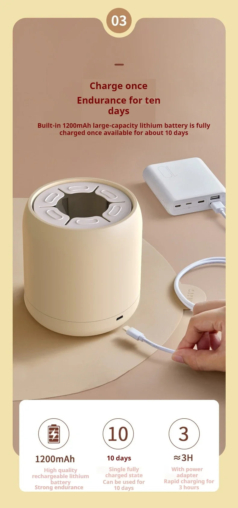 USB Smart Electric Milk Powder Mixer | Effortless Formula Maker