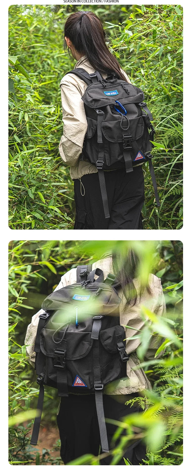 Fashion Travel Backpack for Adventurers | Multifunctional Hiking Bag