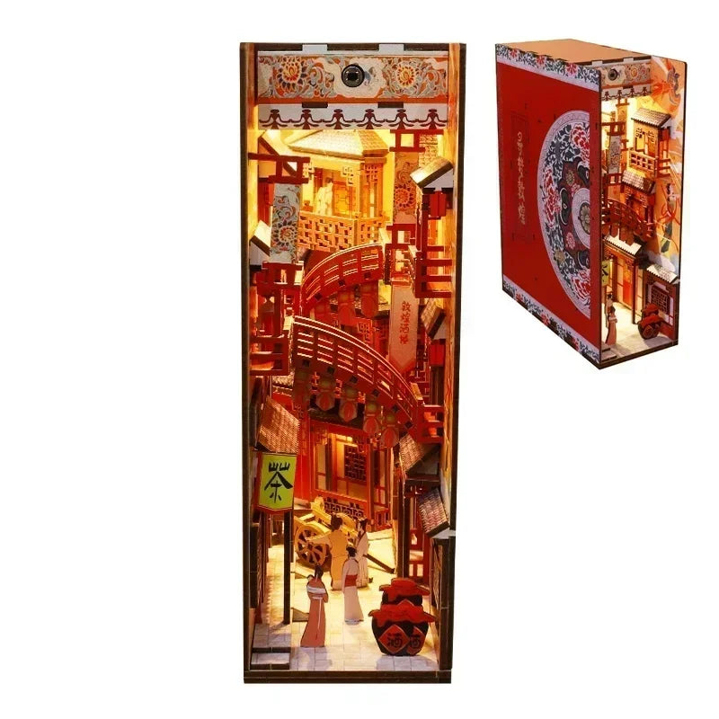 Kit de rincón de lectura de castillo en miniatura para montar | Encantadora experiencia de manualidades