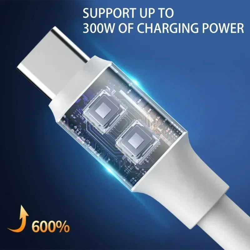 300W Super Fast Charging USB Type C Data Cable | Universal Compatibility