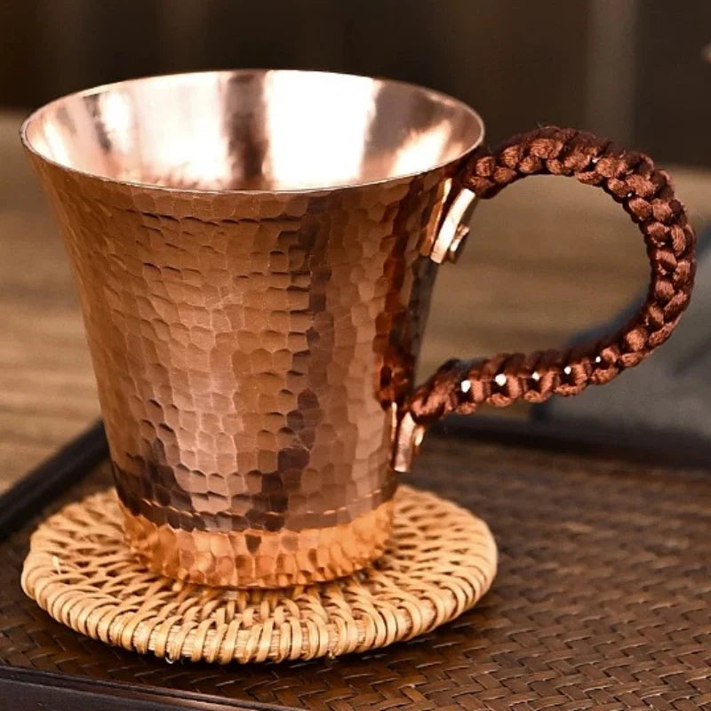 Handcrafted Vintage Copper Mug | Perfect for Coffee, Tea & Beer