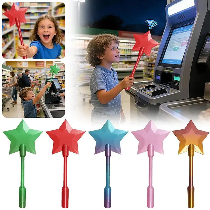Magical 3D Printed Star Wand | Portable Tap to Pay Card Holder