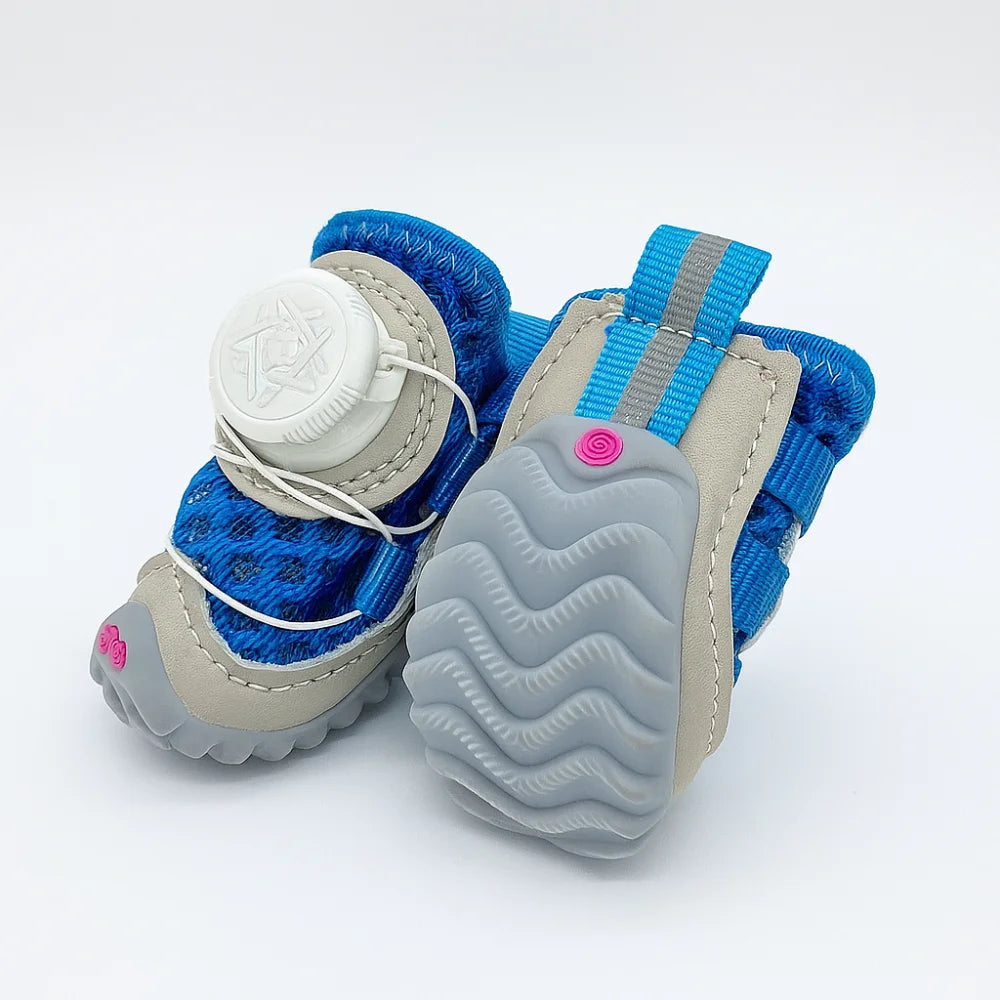 Breathable Dog Mesh Shoes | Anti-Slip Summer Footwear Set