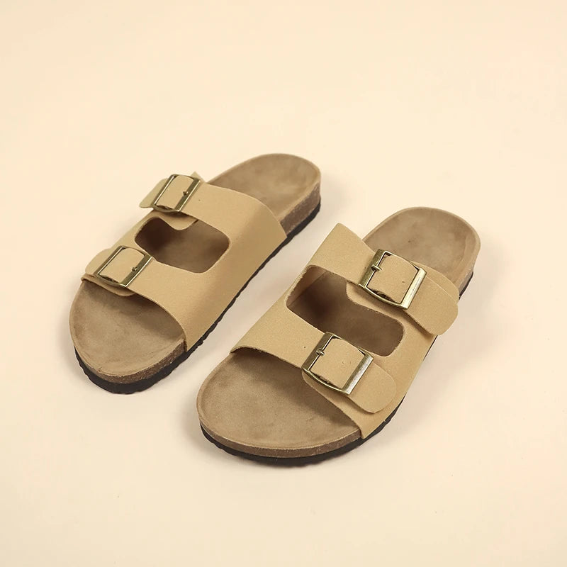Women's Stylish Flat Beach Sandals | Comfortable Outdoor Slippers