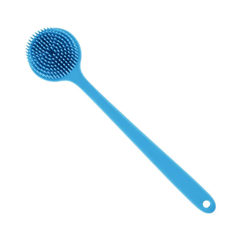 Silicone Shower Brush | Exfoliating Back Bath Brush for Smooth Skin
