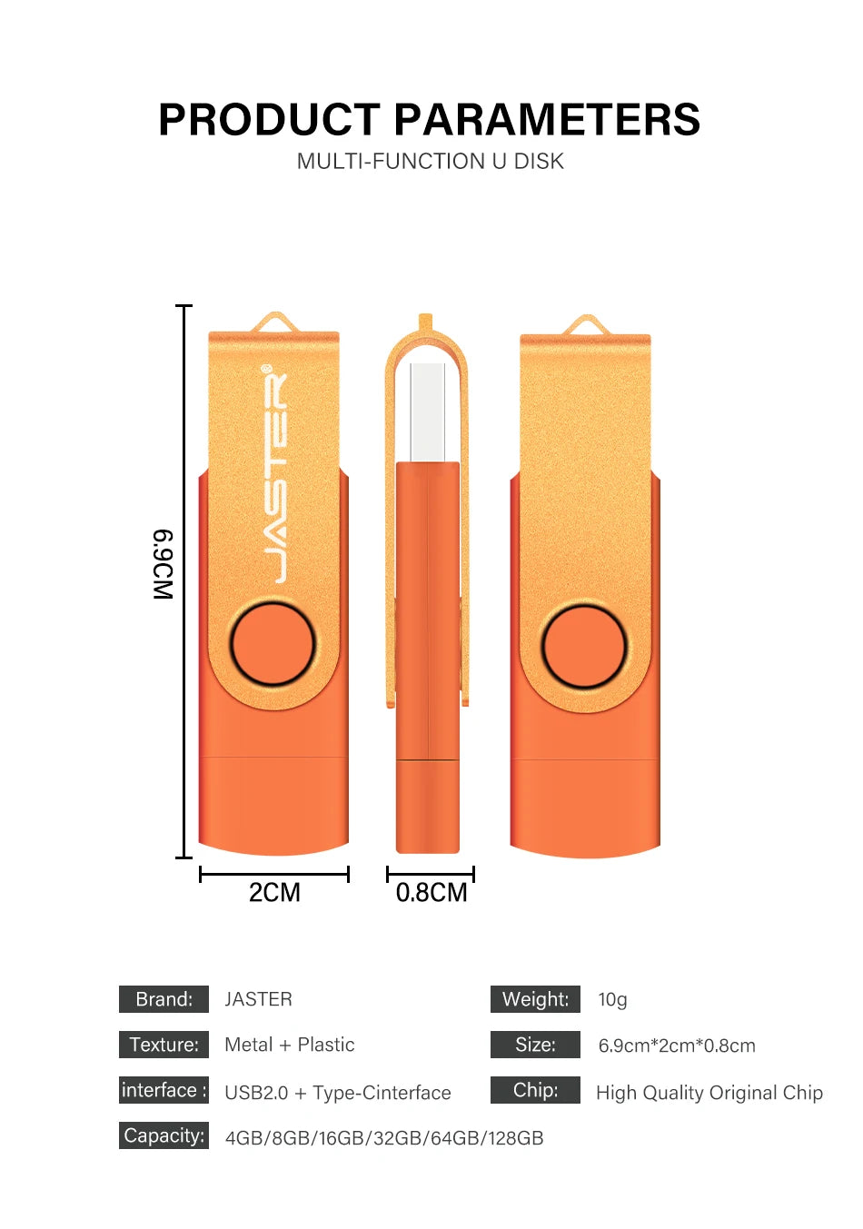 Creative Type-C USB Flash Drive – Reliable Memory Storage