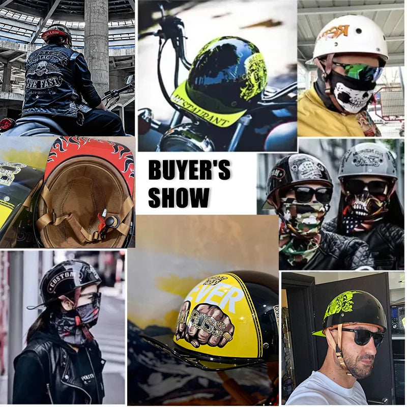Vintage Personalized Baseball Caps & Half Helmets for All