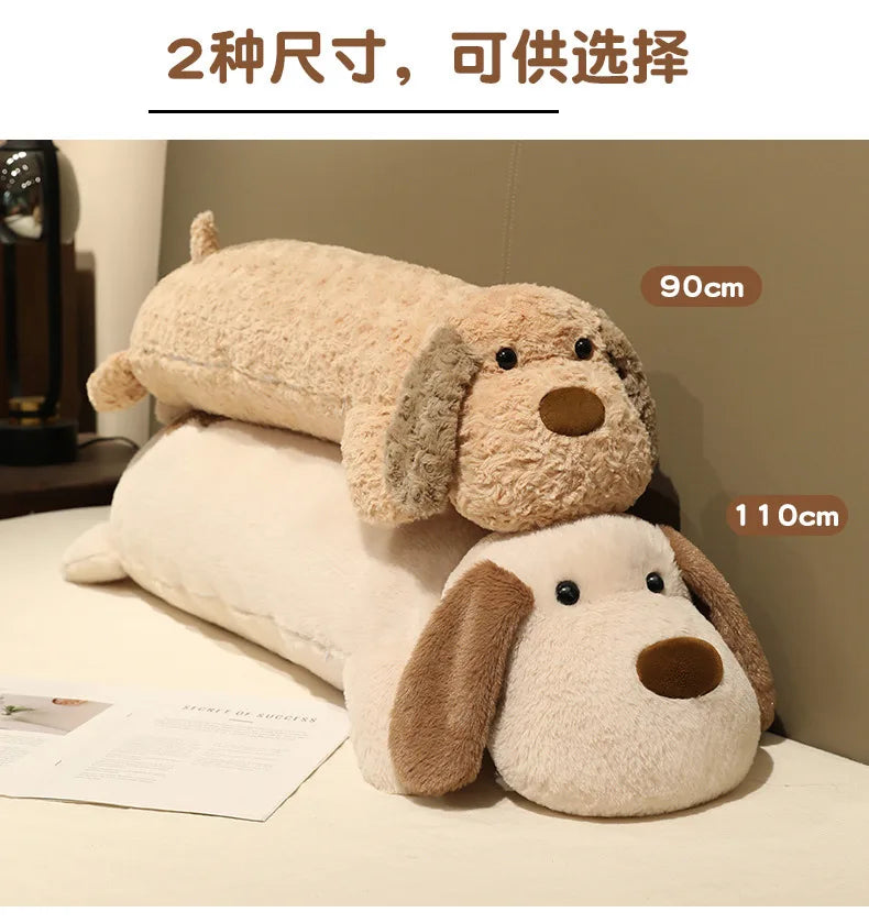 Cute Long-Haired Dog Plush Toy | Adorable Stuffed Animal Pillow