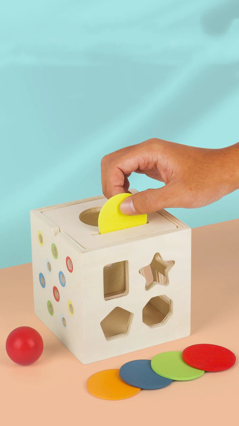 Educational Montessori Math Toy | Wooden Bead Wire Maze Puzzle