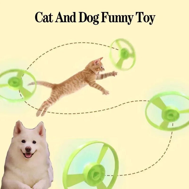 Interactive Cat Toy | Fun Chasing Disc Launcher for Kittens