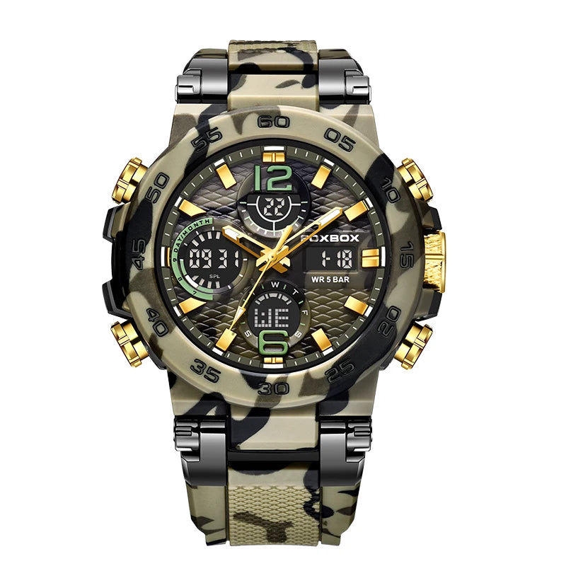 Men's Waterproof LED Sports Watch | Stylish & Multi-Functional