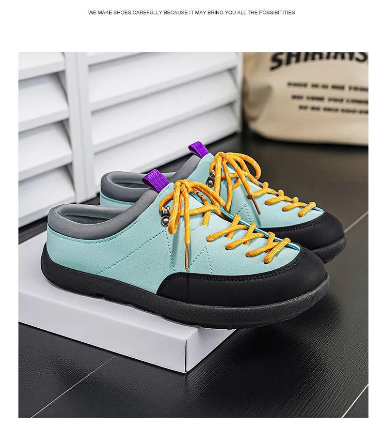 Men's Backless Slip-On Casual Sports Shoes | Comfortable & Stylish