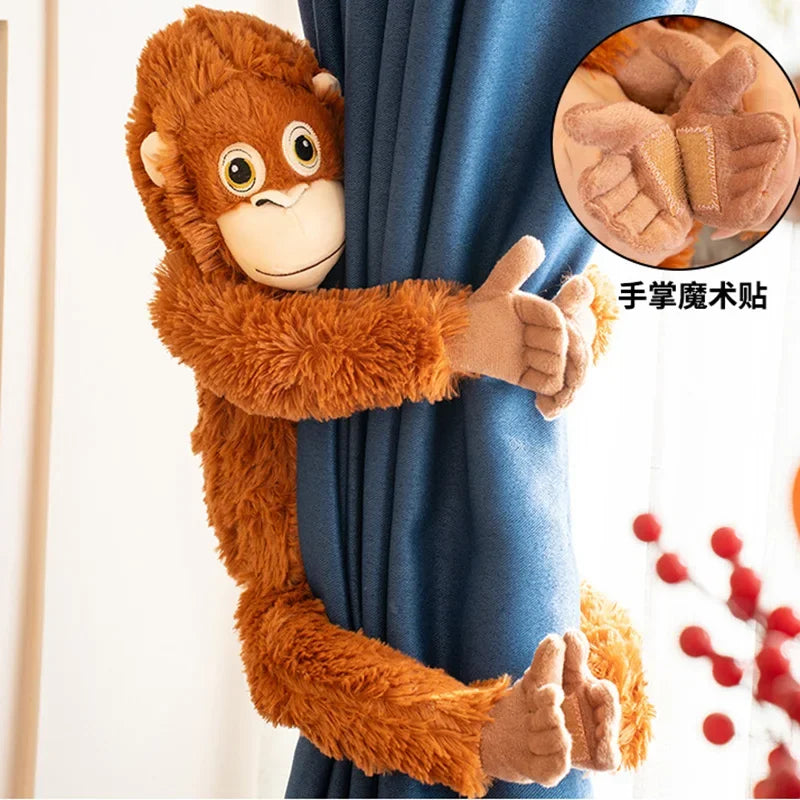 Cartoon Gorilla Plush Toy | Soft Stuffed Doll for Kids and Decor