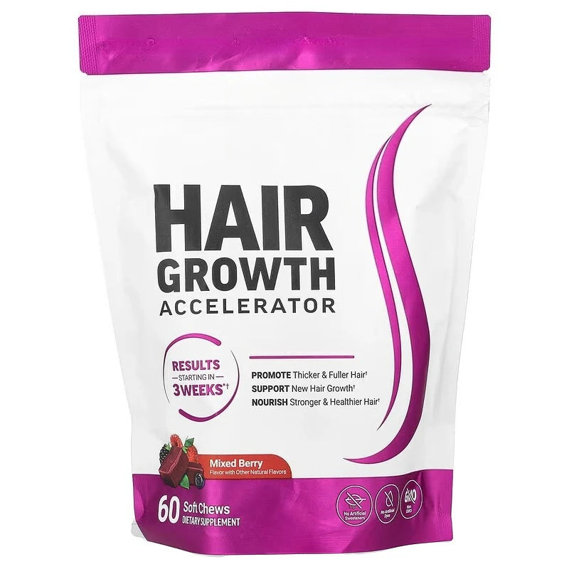 Berry Flavor Hair Vitamins Gummies | Promote Healthy Hair Growth